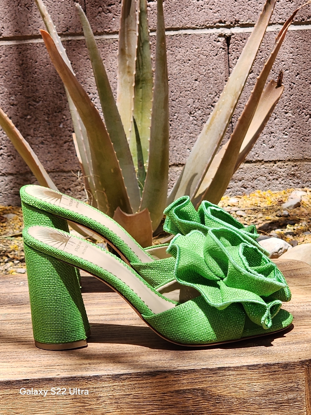 Antonio Melani x Style by Simkins Blake Flowered Ruffle Dress Slide Sandals - Picture 6 of 11